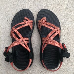 Chacos- Orange and yellow